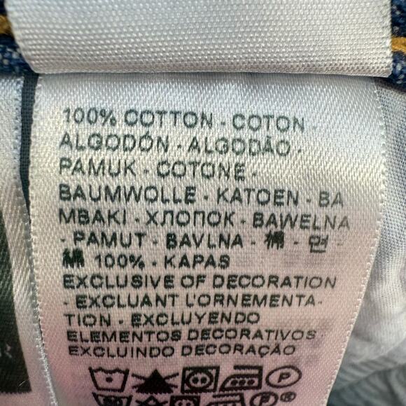 Levi's Jeans Women's 29x30 (8) Dark Blue Low Pro Mid Rise Pinstripe Straight NWT - Picture 9 of 16